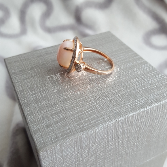 Rose gold over sterling silver ring - Picture 5 of 11